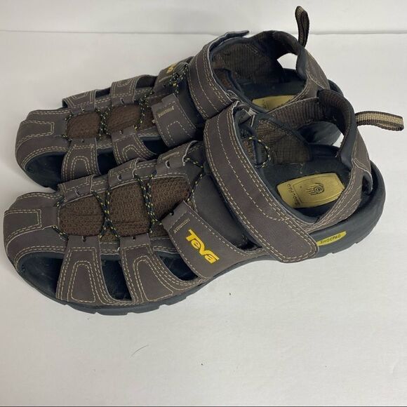 Teva | Brown ShacPad Sandals - Picture 8 of 8